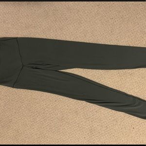 Green High Waisted Aerie Leggings